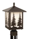 Roseto VXPL65505 Brooks 14" Tall Outdoor Single Head Post Light - Bronze. Fixed Price $144.49.