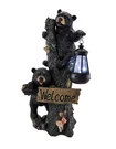 Zeckos Little Rascals Climbing Bear Cubs Solar Light Welcome Statue. Fixed Price $99.99.