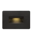 Satin Black Led Step Light From The Luna Collection. Fixed Price $119.00.
