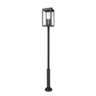 Z-lite Hartwell 6 Light Outdoor Post Mounted Fixture In Sand Black Color. Fixed Price $1698.00.