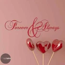 Forever & Always Vinyl Wall Decal Sticker. Fixed Price $15.99.