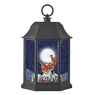 Raz Import 10.75 Santa Sleigh Flying Lighted Water Lamp Lantern Globe Christmas. Fixed Price $82.99.