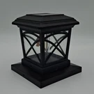 Veranda Solar Led Post Cap Light Black Seeded Glass Warm White Fits 4X4 6X6. Fixed Price $24.99.