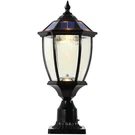 Gydz Solar Outdoor Lamp Post Light With Dusk Dawn Photocell, Kpjj, Black. Fixed Price $167.99.