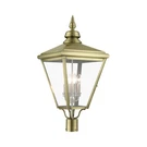 Livex Lighting 27376MS 4 32" Tall Post - Antique Brass / Brushed. Fixed Price $1499.96.