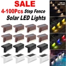 Outdoor Solar Led Deck Lights Garden Patio Pathway Stairs Step Fence Lamp. Fixed Price $71.43.