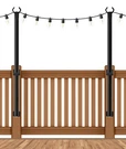 Ahrlhr 5 Ft String Light Poles 2 Pack, For Outside With Fi.... Fixed Price $36.97.