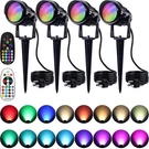 Sunvie Spot Lights Outdoor 12W Rgbw Color Changing Landscape With Remo.... Fixed Price $97.62.
