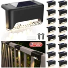 16 Pack Solar Deck Lights Outdoor Waterproof Led Steps Lamps Home Stairs Fence. Fixed Price $22.99.
