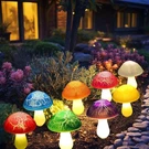 Holiday Solar Mushroom Lights 8 Pack Crackle Led Garden Path Outdoor Decoration. Fixed Price $21.27.