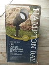 Hampton Bay 400 Lumen Low Voltage Black Led Outdoor Spotlight 1003 453 329. Fixed Price $25.20.