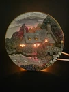 Thomas Kinkade 3D Illuminated Electric Light Cottage The Flagstone Path. Fixed Price $16.00.