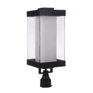 Craftmade Hayner 1 Light Outdoor Post Mount, Midnight/seeded ZA5625-MN. Fixed Price $293.36.
