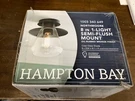 Hampton Bay 1-LIGHT Oil Rubbed Bronze Vintage Semi-flush Mount 1003 340 649. Fixed Price $17.95.