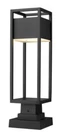Z-lite 585PHMS-BK-LED Barwick 20" Tall Outdoor Single Head Post Light Black. Fixed Price $197.65.
