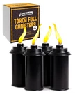 Backyadda Torch Replacement 4 Pack Standard Metal Without Caps, Black. Fixed Price $23.17.