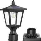Solar Post Lights, 6000K Dusk To Dawn Lamp With Cool White. Fixed Price $59.70.