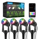 Ligency Spotlight Outdoor Smart Low Voltage Landscape Lights, 4 Pack .... Fixed Price $87.25.