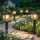 Greluna Solar Pathway Lights Outdoor 10 Pack, Auto On/off Waterproof Ga.... Fixed Price $89.46.