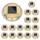 Volisun Solar Driveway Deck Lights Dock Marine 16 Pack, White+warm. Fixed Price $178.26.
