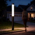 Skyglow 71" Lamp Post Light, 120V Line Voltage Aluminum Led IP55 Waterproof O.... Fixed Price $440.79.