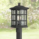 Quoizel Stonington 16 1/2" Matte Black Outdoor Post Light. Fixed Price $215.99.