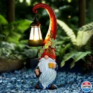 Roundot Garden Gnomes Outdoor Statue Solar Powered Decor Ornament Lantern. Fixed Price $73.62.