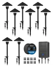 Wilawels All-in-one Led Low Voltage Landscape Lighting Kit, 8-PACK Black. Fixed Price $188.76.