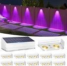 Volisun Solar Fence Lights 12 Pack, Color Changing, IP65 Waterproof, Outdoor Use. Fixed Price $87.97.