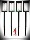 4-PACK Gtx 25L Solar Pathway Led Lights. Fixed Price $59.95.