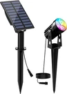 Rgb Color Changing Solar Spotlights Outdoor Landscape For Garden Yard Us. Fixed Price $26.99.