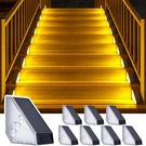 Solar Step Lights Outdoor Waterproof, 8 Pack Triangle Stair For .... Fixed Price $50.53.