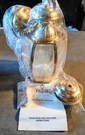 Vintage New 1991 "prime" Solid Brass Outdoor Wall Hexagon Glass Lantern Light. Fixed Price $35.99.