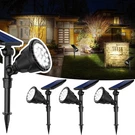 Jsot 600 Lm Solar Spotlights Outdoor For GARDEN,IP65 Cool WHITE-4PACK. Fixed Price $79.70.