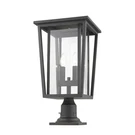 Z-lite 2 Light Outdoor Pier Mounted Fixture. Fixed Price $596.00.