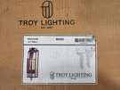 Troy Lighting Beckham 3LT Wall #B6382 Sconce Forged Iron Clear. Fixed Price $199.88.