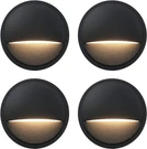 Gkoled Low Voltage Deck Lights, Landscape Step Stair 4-PACK, BLACK-2700K. Fixed Price $61.35.