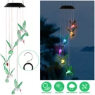 2 Pack Solar Color Changing Led Birds Wind Chimes Home Garden Hold Decor Light. Fixed Price $19.99.