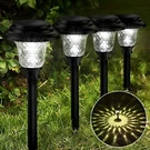 Balhvit Glass Solar Lights Outdoor, 8 Pack Super Assorted Colors Sizes. Fixed Price $40.13.