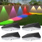Solar Fence Lights Outdoor: Powered Deck - 10 Lighting Modes With.... Fixed Price $23.88.