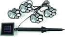 Ideaworks JB7356 Solar Print Outdoor Lights, Black Paw,. Fixed Price $26.04.