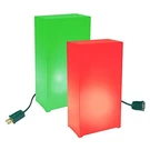 Lumabase Electric Luminaria Kit, Red And Green - Set Of 10. Fixed Price $31.90.