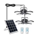 Aqonsie Solar Pendant Lights Outdoor Indoor, 1000LM Dual Head Shed Ligh.... Fixed Price $93.32.
