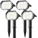 Lights 4PACK 58 Led IP67 Waterproof Cool White Zb Solar Brightown. Fixed Price $51.99.