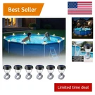 Beautiful Solar Lights - 6 Pack Of Led Night For Above Ground Pools. Fixed Price $51.99.