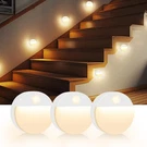 Guankai 3 Pack Motion Sensor Stair Light For Indoor, Battery Operated Closet .... Fixed Price $15.72.