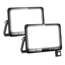 Willpower 2PCS Led Floodlight 15000LM Security 150W, 6000K White. Fixed Price $83.94.