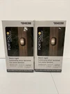 Set Of 2 Portfolio Deck Light W/frosted Glass Shade - Matte Black 0048398 New. Fixed Price $59.99.