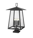 Z-lite 5015PHXXLS-SQPM Rainer 6 Light 33" Tall Marine Grade Post Black. Fixed Price $864.00.