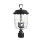 Maxim Prescott 2LT Outdoor Post Lantern, Bronze/water Glass - 34219WGDBZ. Fixed Price $135.00.